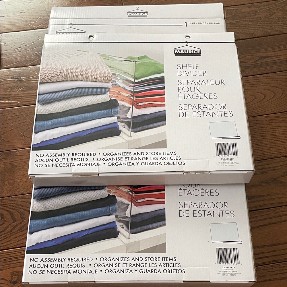 Shelf Divider for Closets